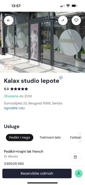 Portfolio salona lepote u marletplejsu LINKINPRO – predstavite svoj rad i privucite nove klijente